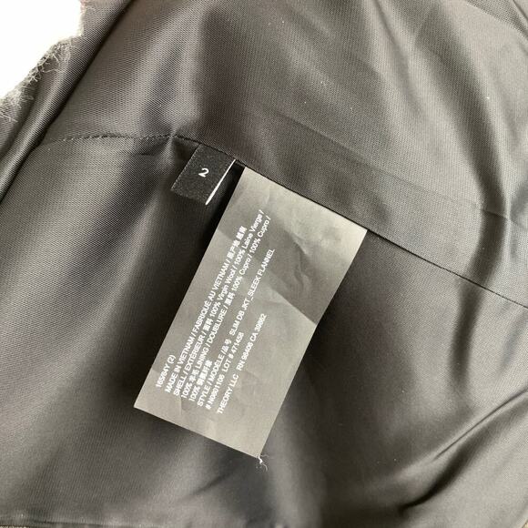 NWT Theory Sleek Double Breasted Slim Fit Virgin Wool Blazer Size 2 - Picture 8 of 12